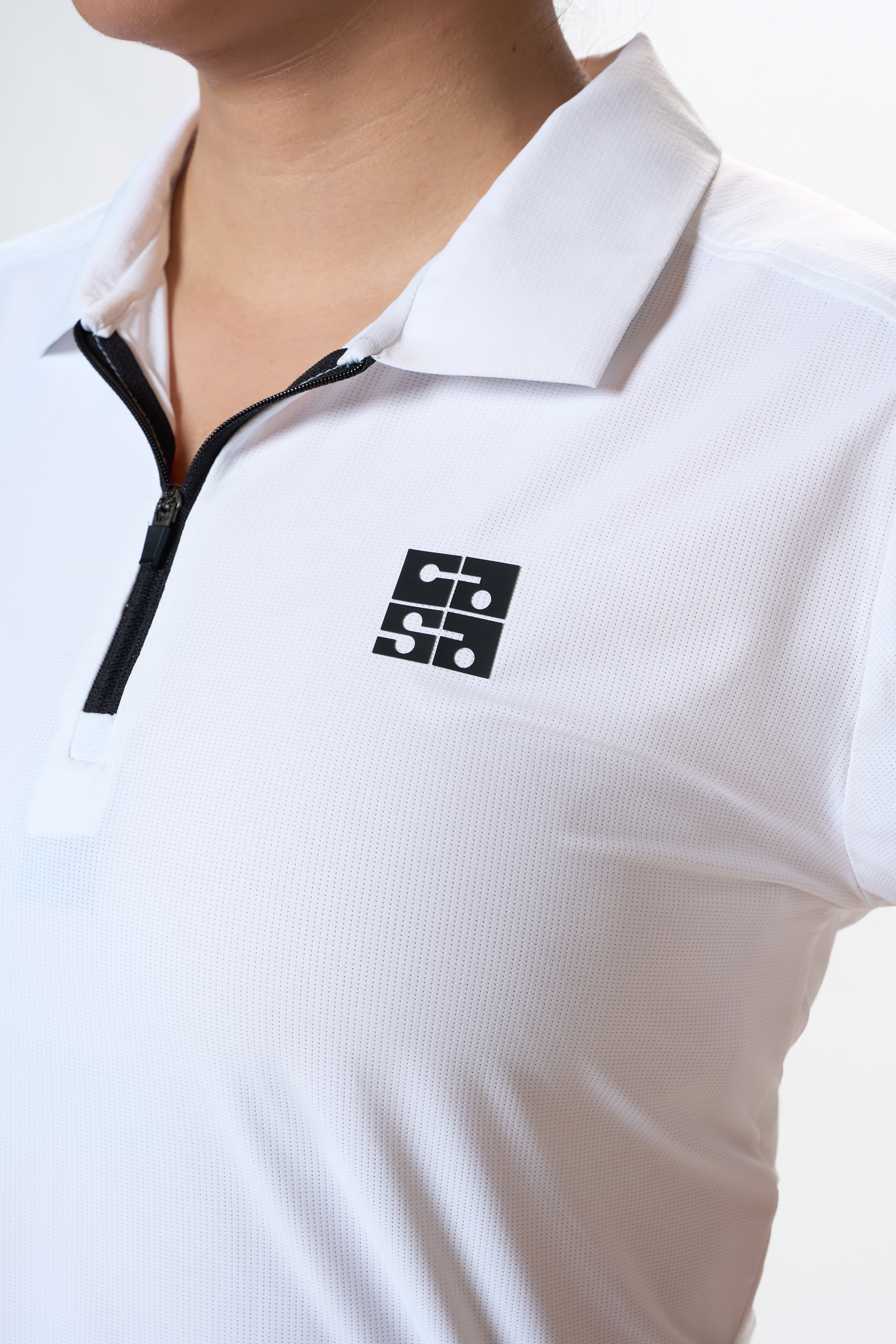 Cloud Strike Zip Polo