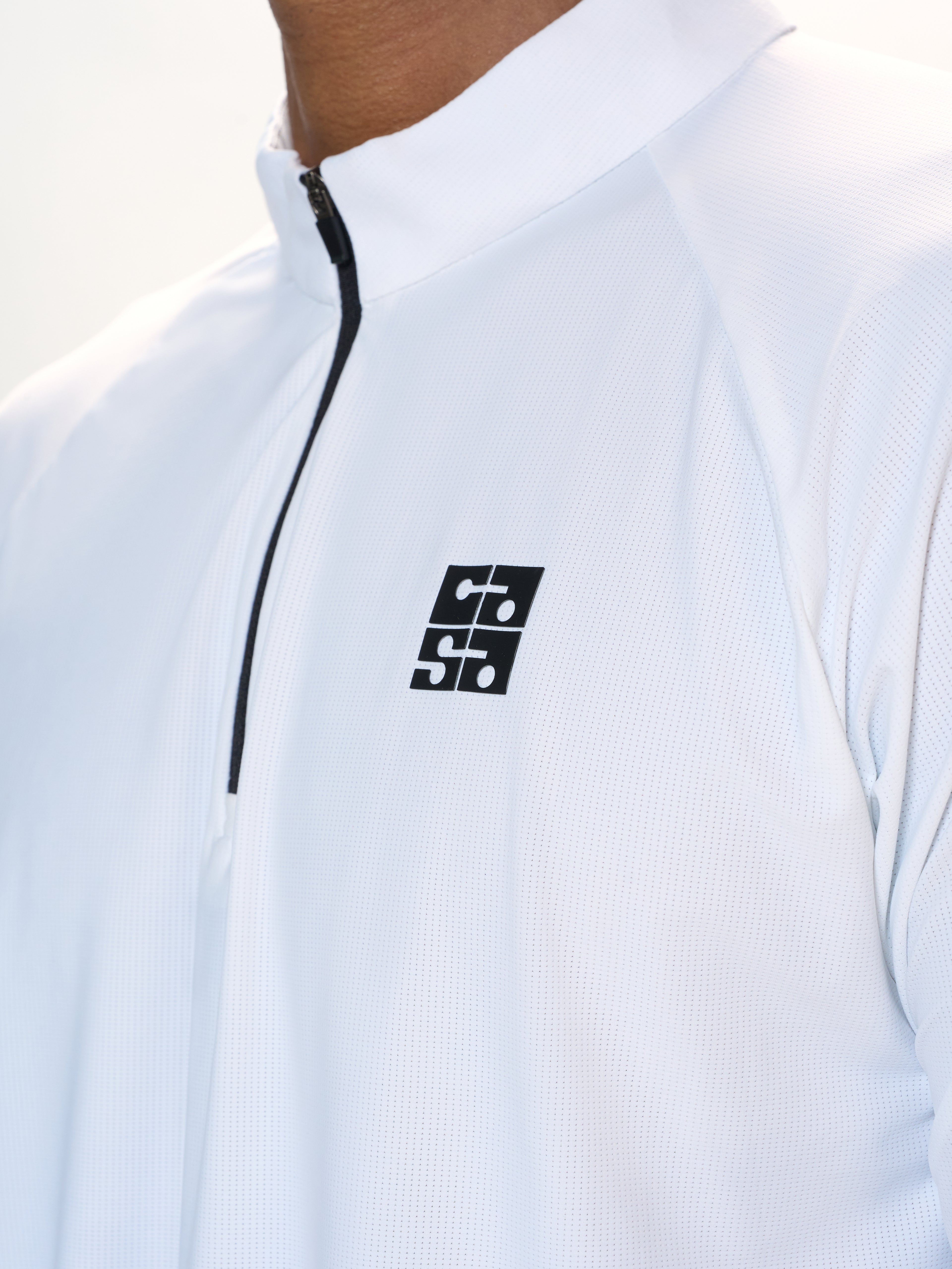 Cloud Glide Zip Tee