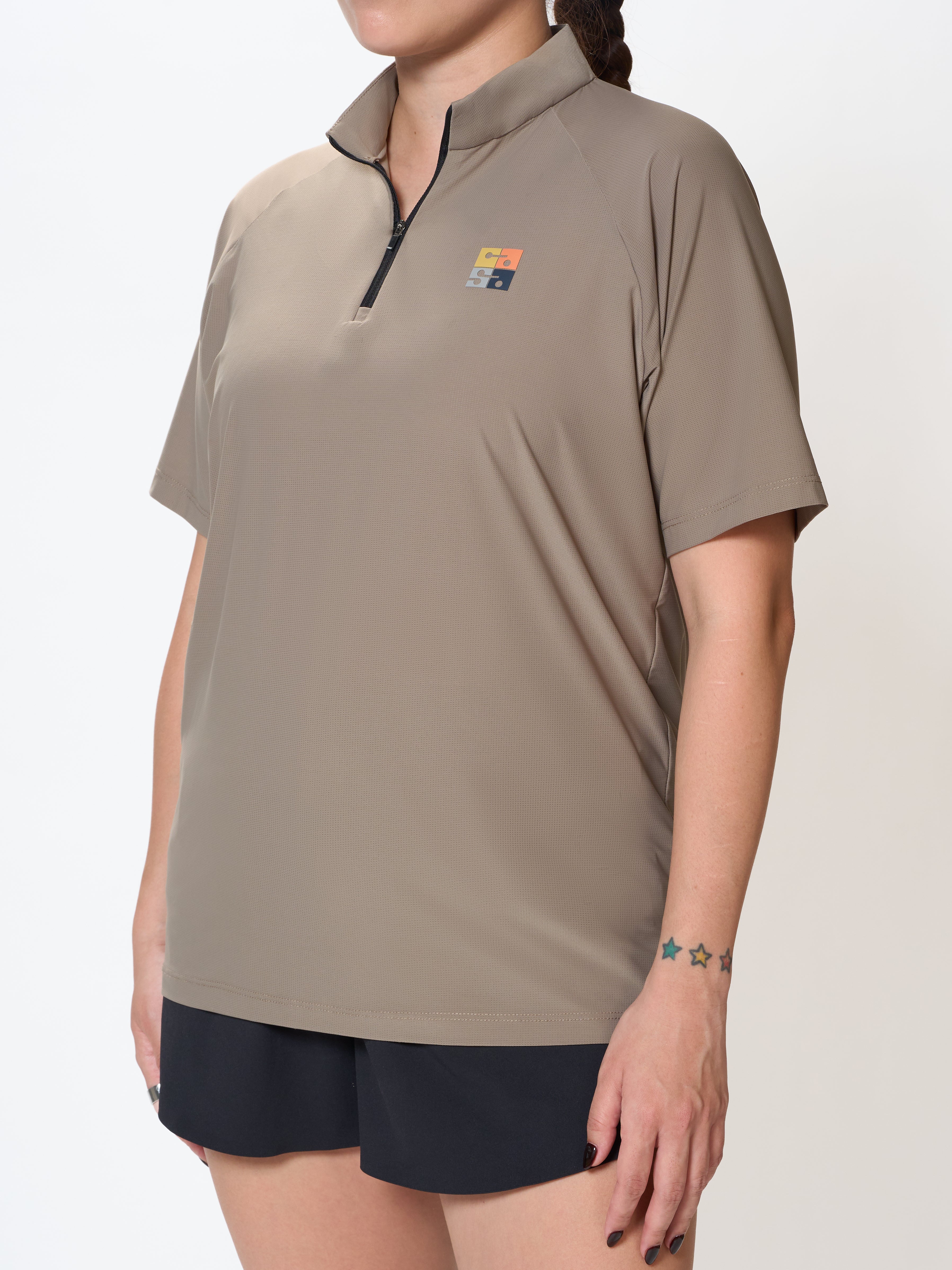 Sand Glide Zip Tee