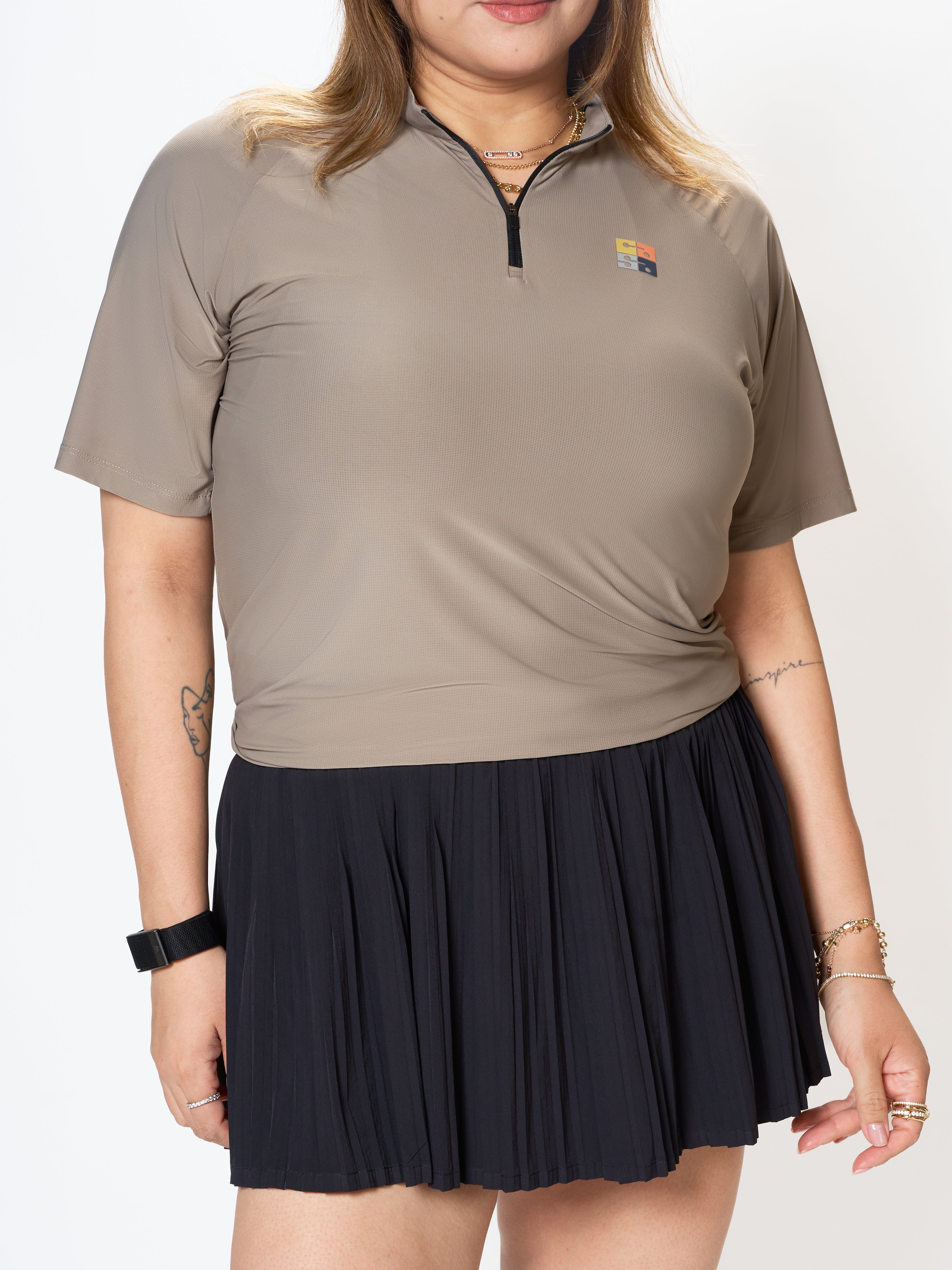 Sand Glide Zip Tee